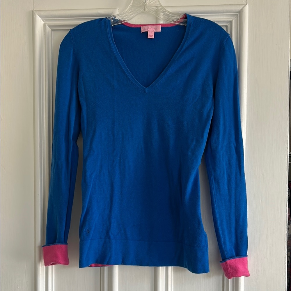 Lilly Pulitzer V-Neck Sweater (S)